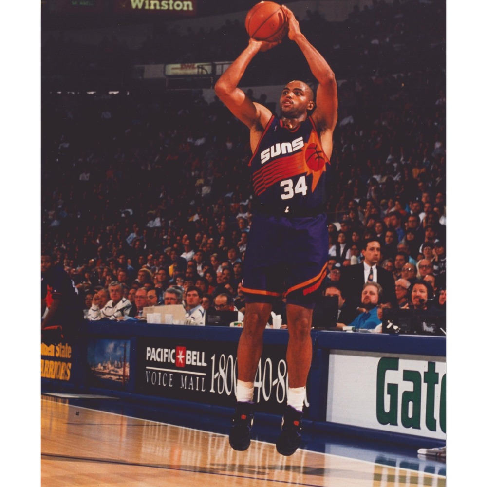 Charles Barkley Phoenix Suns Signed Autograph Index Card and 8x10 Photo NBA